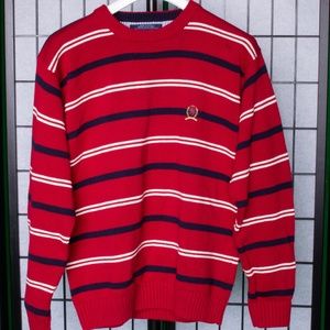 Look rather dapper in this snazzy Tommy Sweater!